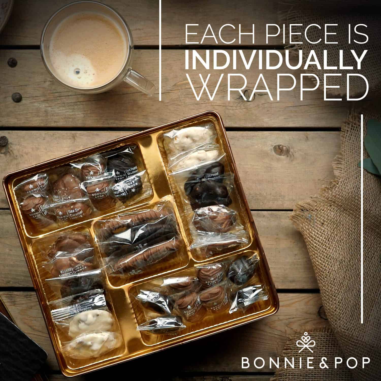 Bonnie & Pop - Wholesale Chocolate Box - The Sweet & Salty Showstopper Gift Box1