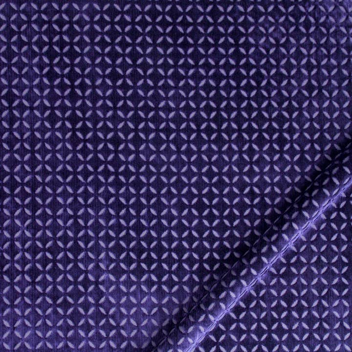 Plush Star | Royal Purple Fabric by the Yard for wholesale by Robert Allen