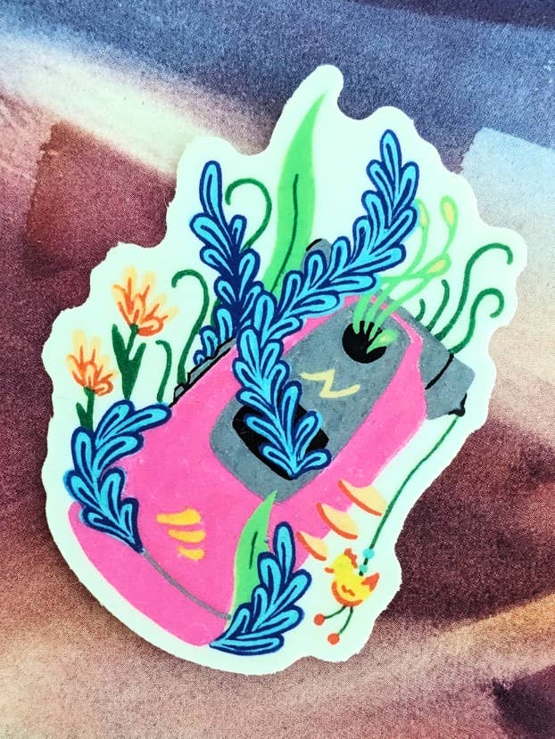"Overgrowth: Evidence" Sticker for wholesale by Doodle Me Alive