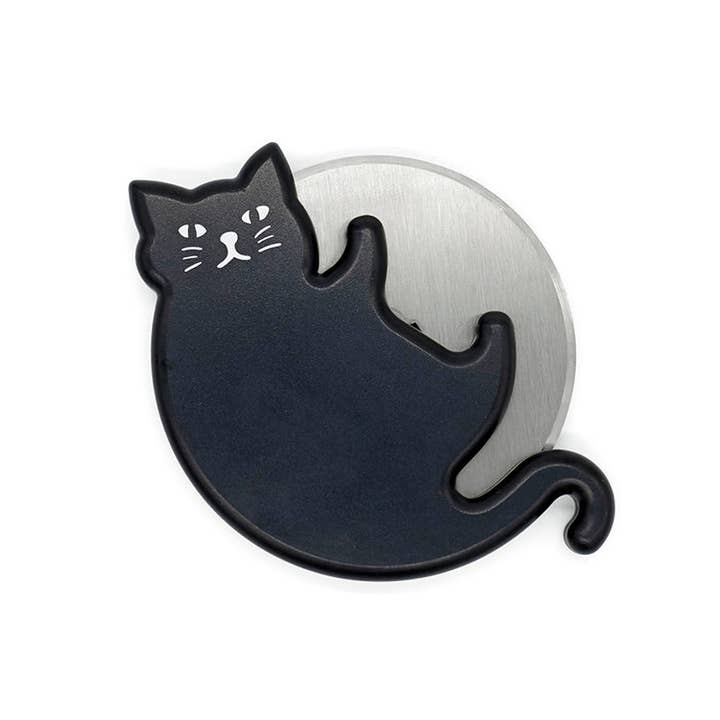 Kikkerland Design Inc - Wholesale Pizza Wheel - Cat Lovers Pizza Cutter1