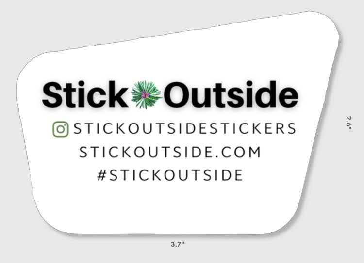 Stick Outside - Wholesale Sticker - Mt. Hood National Forest Oregon Sign Sticker2