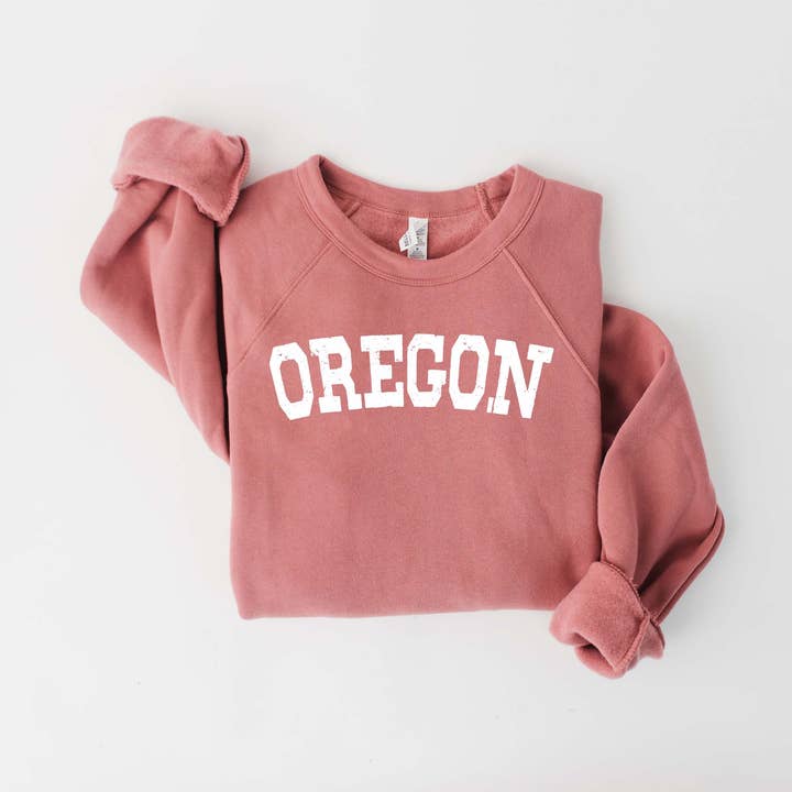 Oregon State Bella & Canvas Crewneck Sweatshirt for wholesale by Sights Ink