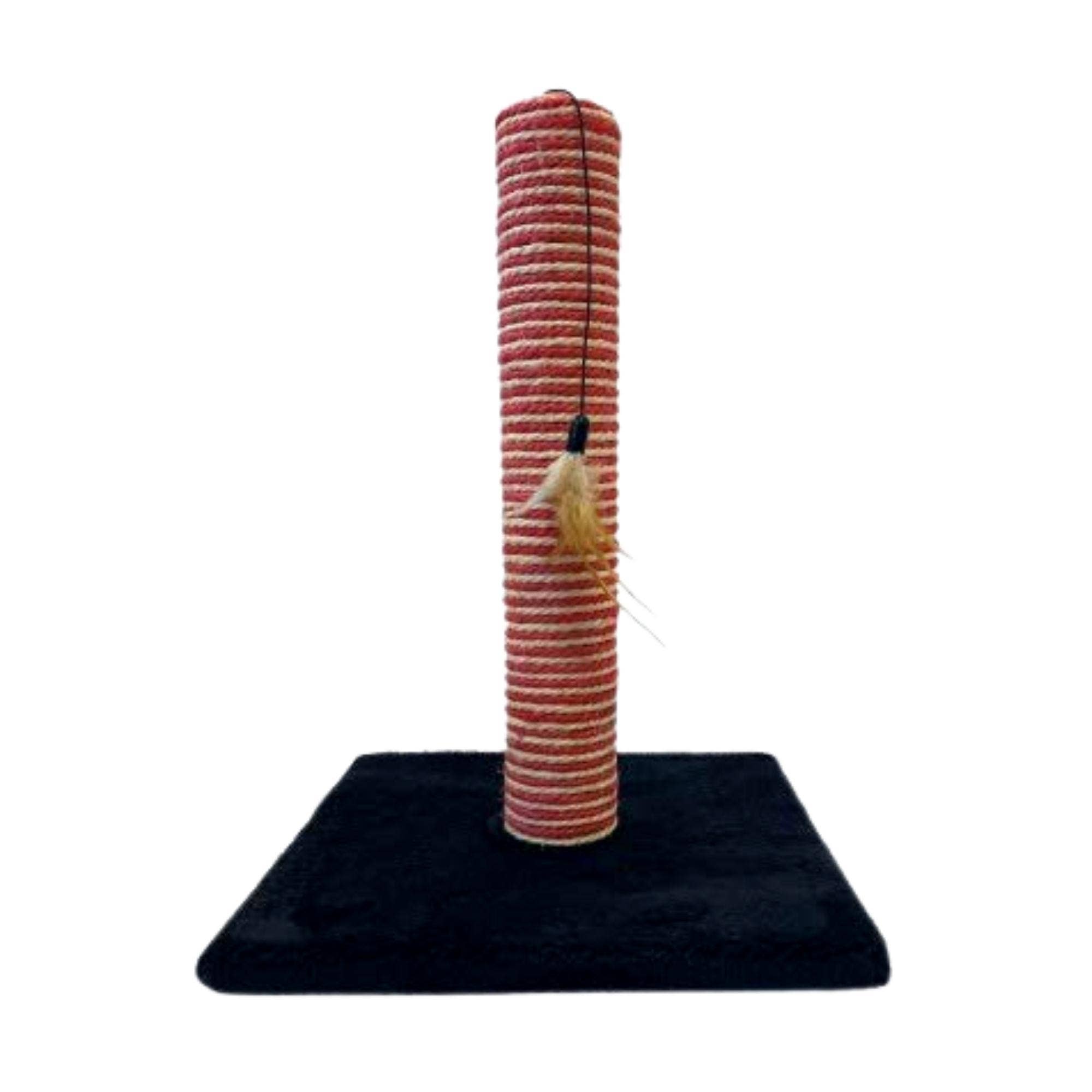 Midlee Designs - Wholesale Pet Scratcher - Cat - Midlee Candy Cane Christmas Cat Scratcher Post2