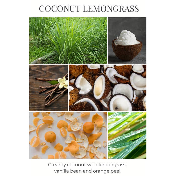 Eco Candle Company - Wholesale Reed Diffuser - reed diffuser COCONUT LEMONGRASS