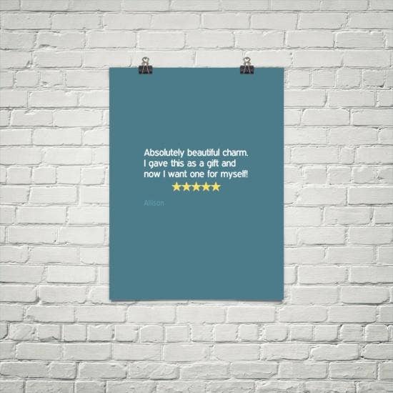 Justine Brooks Design – wholesale Hänge-/berlockhalsband – Maskros önskar halsband6