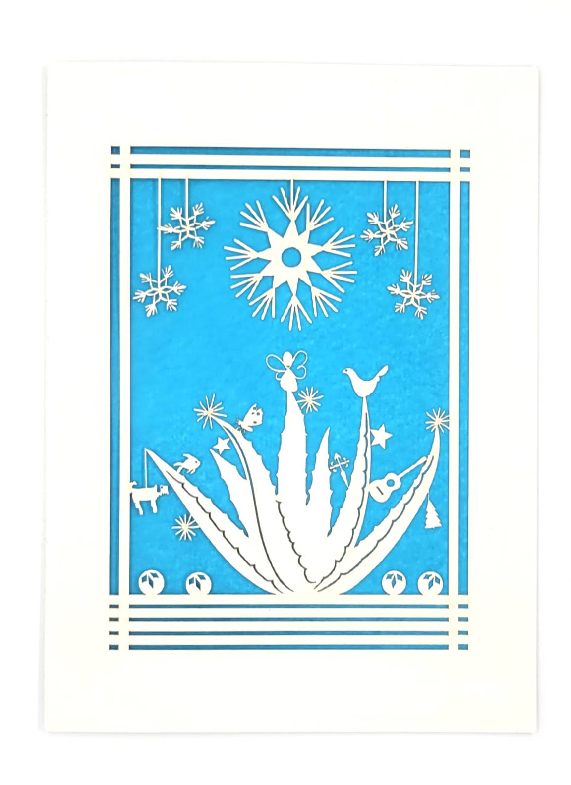 two hermanas - Wholesale Christmas Card - Agave Holiday Card - a fun twist on the Holidays - laser cut4