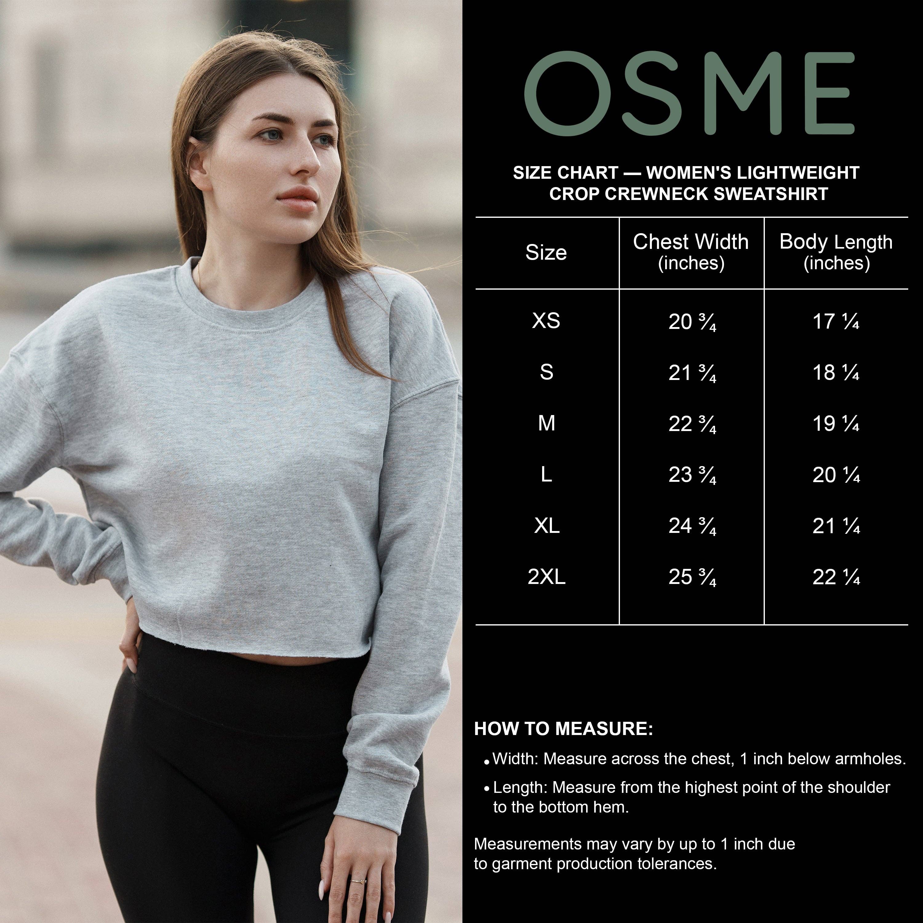 OSME - Wholesale Graphic Sweatshirt - Women's - Undiagnosed But Something Ain’t Right Text Graphic with Sarcastic Humor – Vintage Crop Sweatshirt2