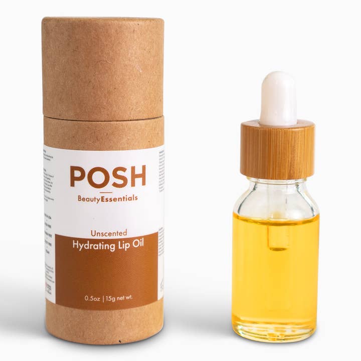 Unscented Hydrating Lip Oil for wholesale by POSH Beauty Essentials, LLC