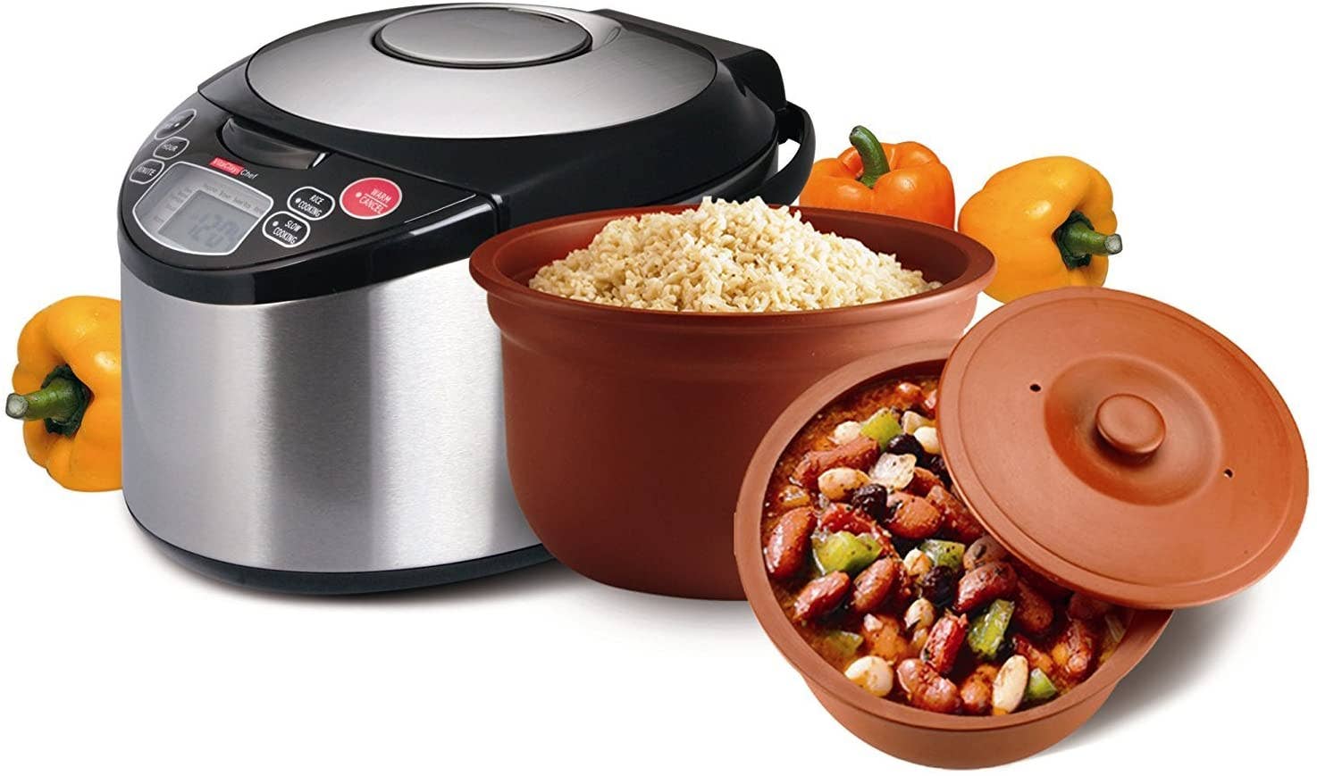VitaClay - Wholesale Kitchen Appliance - VITACLAY 7-IN-1 SMART ORGANIC MULTI-COOKER VM7900 - A RICE COOKER, A SLOW COOKER, A DIGITAL STEAMER, PLUS A BONUS YOGURT MAKER11