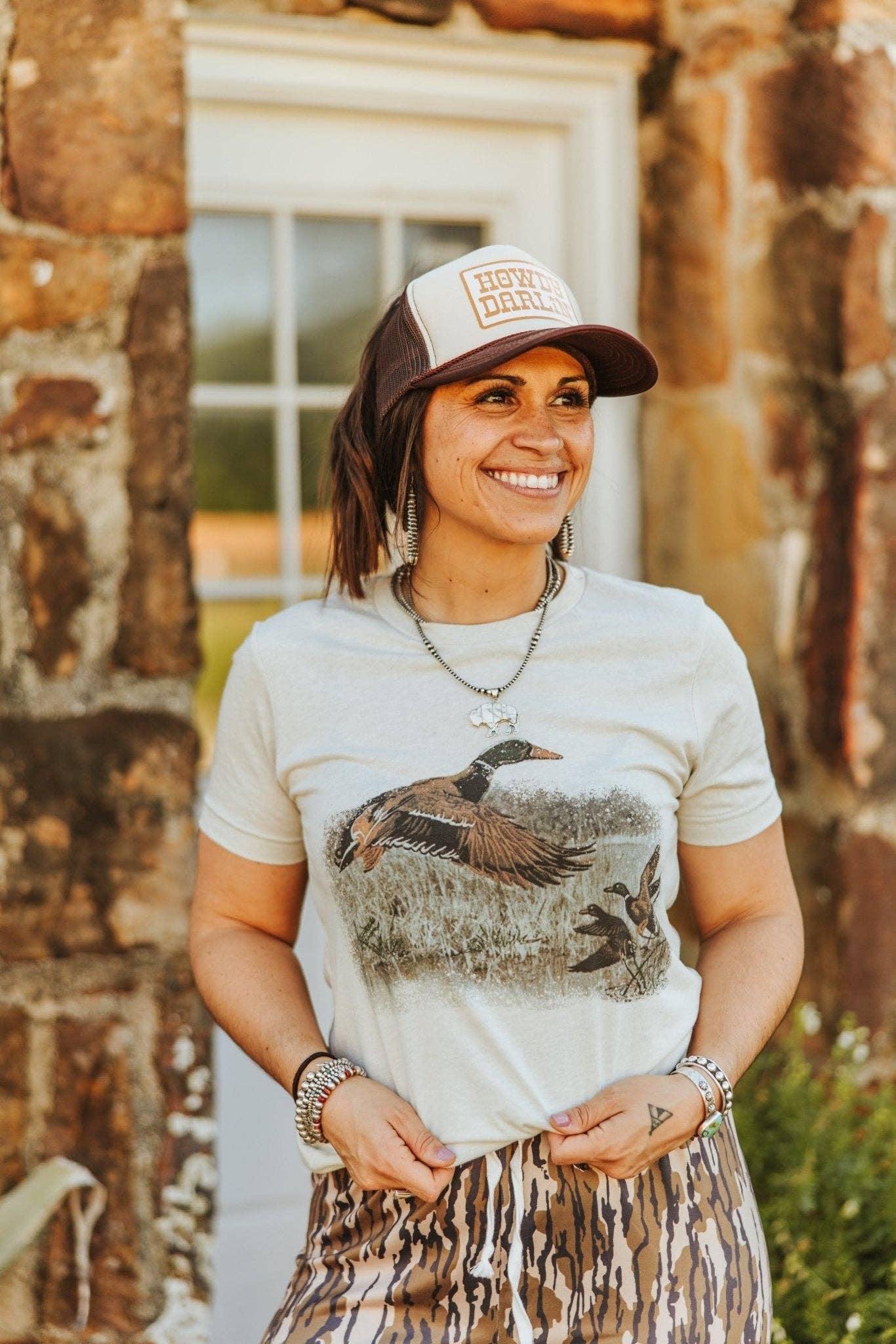 Cement Vintage Duck Graphic Tee for wholesale on Faire1