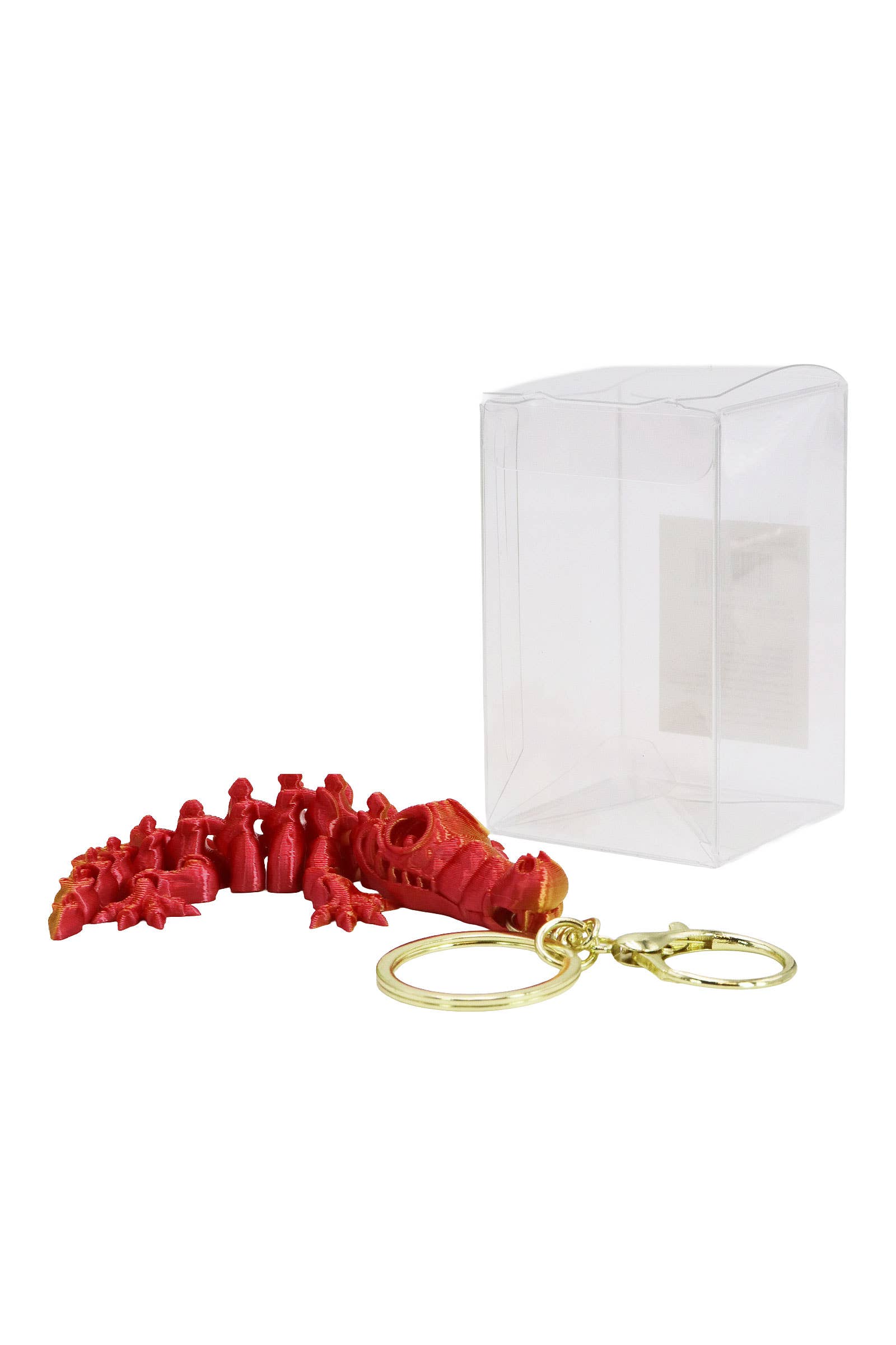 ASSORTED Dinosaur Fossil 3d Print Articulated Key Chain for wholesale on Faire10