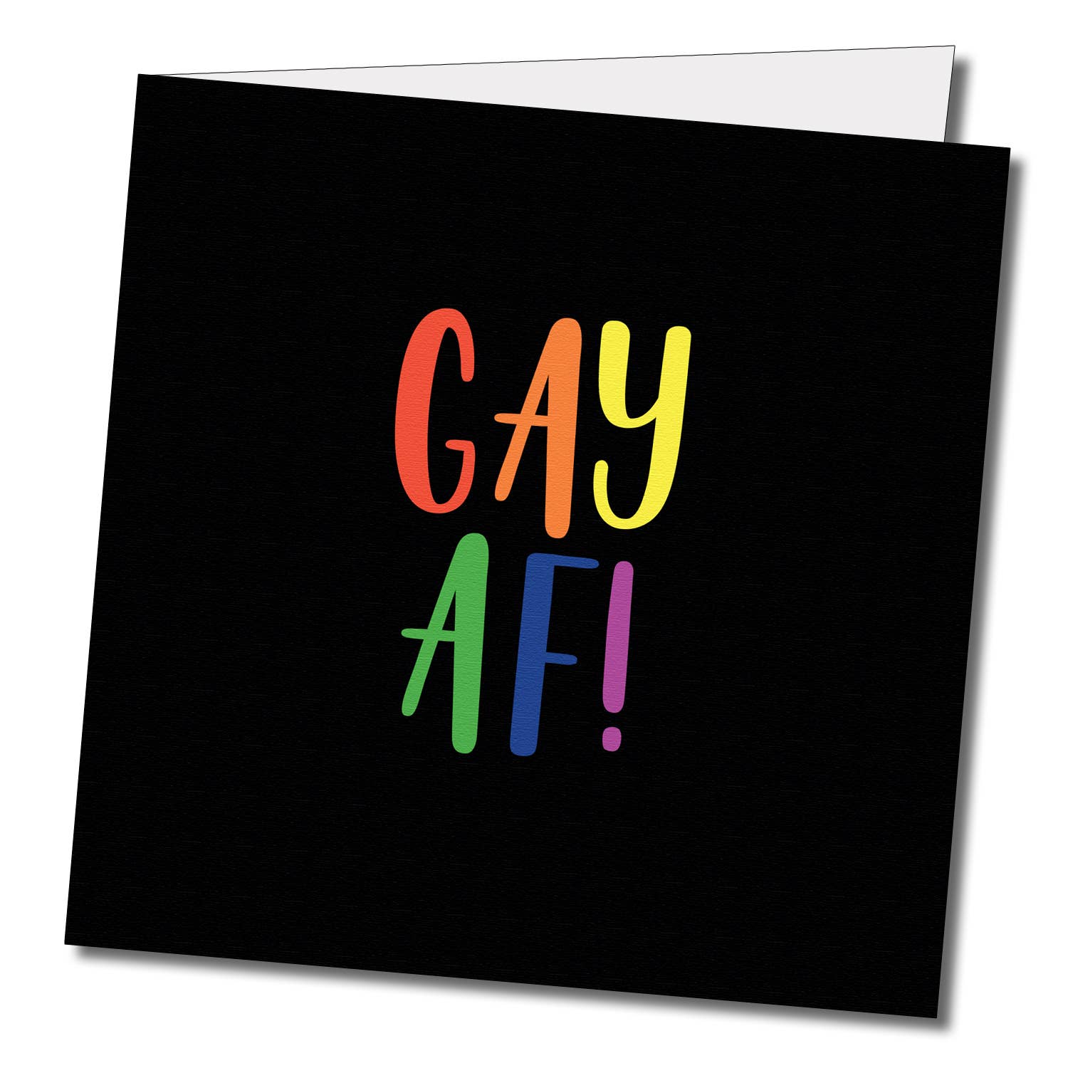 sent with Pride - Wholesale Everyday Greeting Card - Gay AF lgbtq gay Greeting Card.1