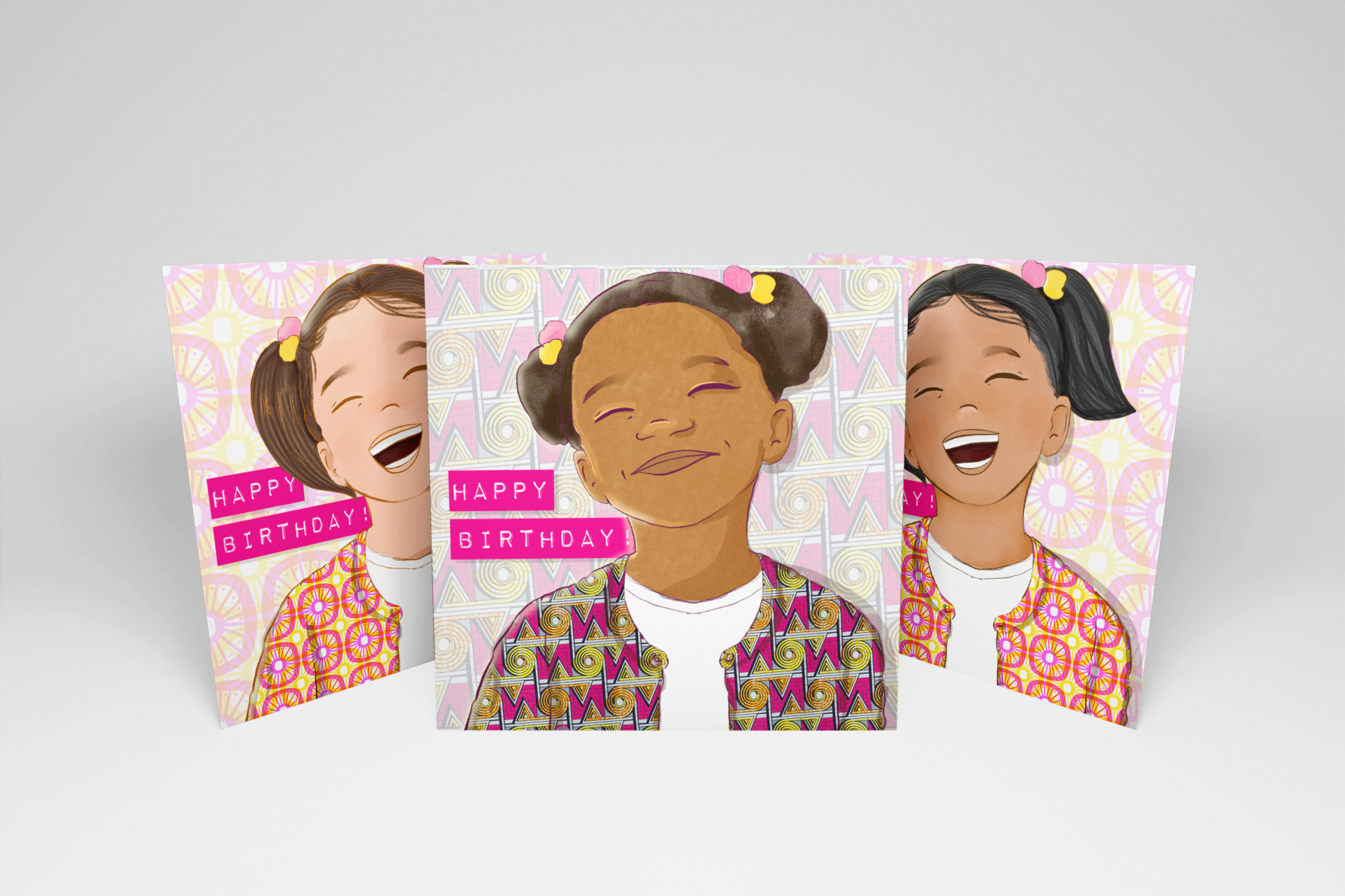 Aziza Illustrates - Vente Cartes d'anniversaire - Carte d'anniversaire pour fille3