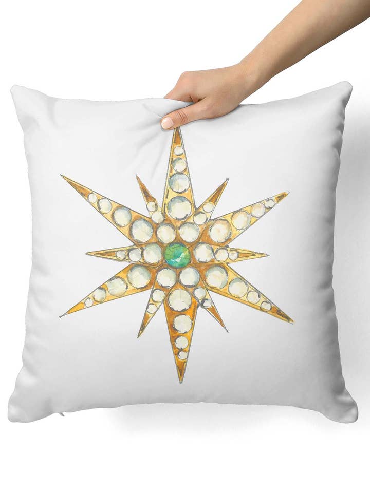 Star Brooch Series VII Pillow for wholesale by Juler's Row