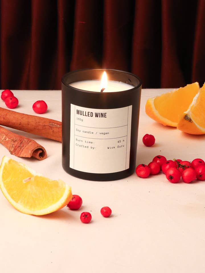 Mulled Wine Scented Candle | Holiday Gift Idea | Non-Toxic for wholesale by Wick Guru