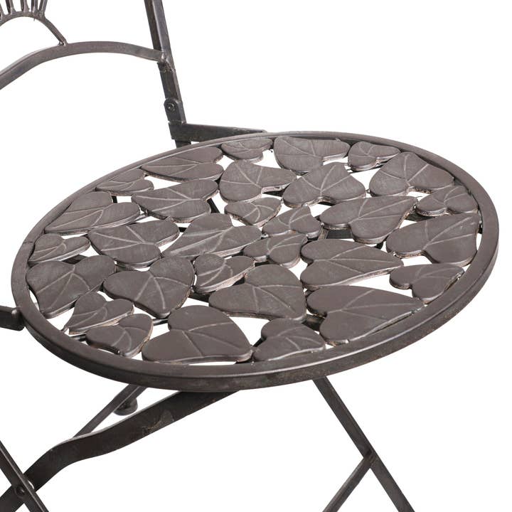 Alpine Corporation - Wholesale Patio Set - Alpine Corporation Leaf Metal Bistro Set - Table