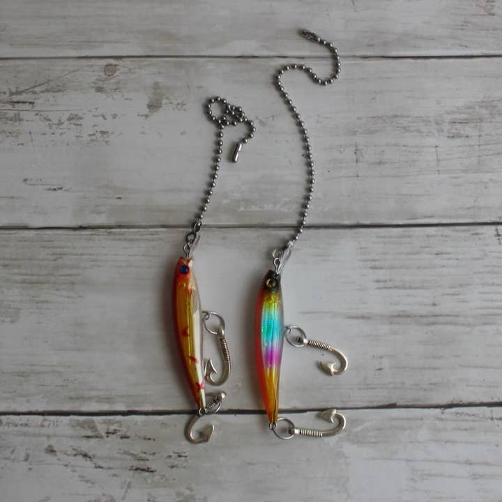 Fishing Lure Fan Pulls for wholesale by Mellyn's