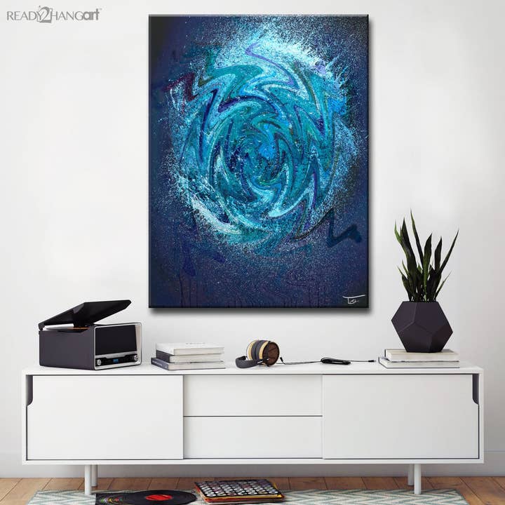 Ready2HangArt‚Ñ¢ 'Aqueous Trance XI' by Tristan Scott Canvas Art for wholesale by Ready2hangart, Inc.