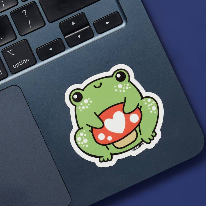 Frog - Vinyl Sticker for wholesale by Higglebees