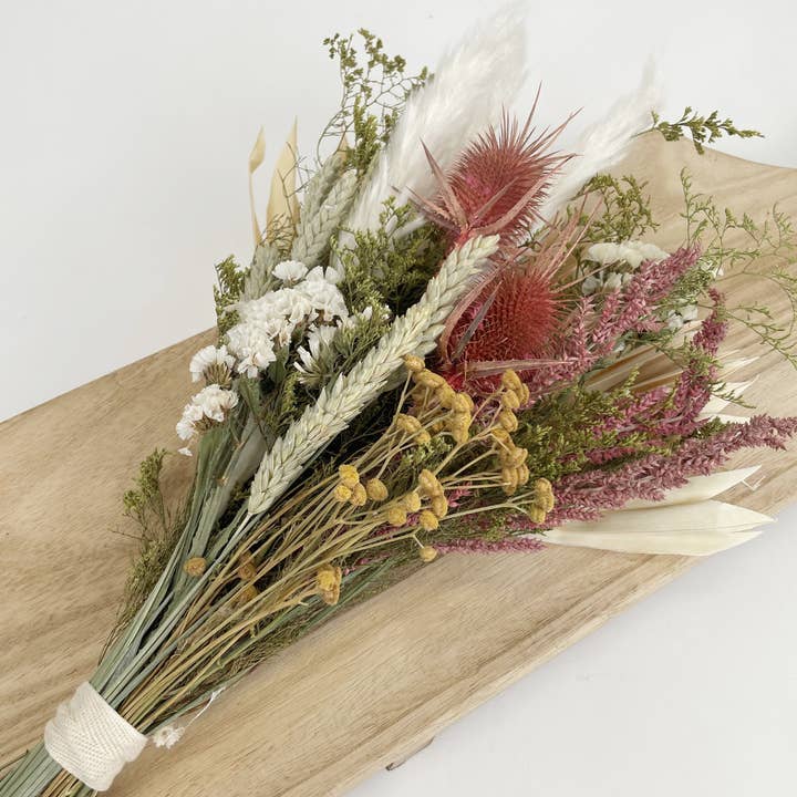 Andaluca - Wholesale Dried/Pressed Flowers - Dusty Rose Wildflower Bouquet #52