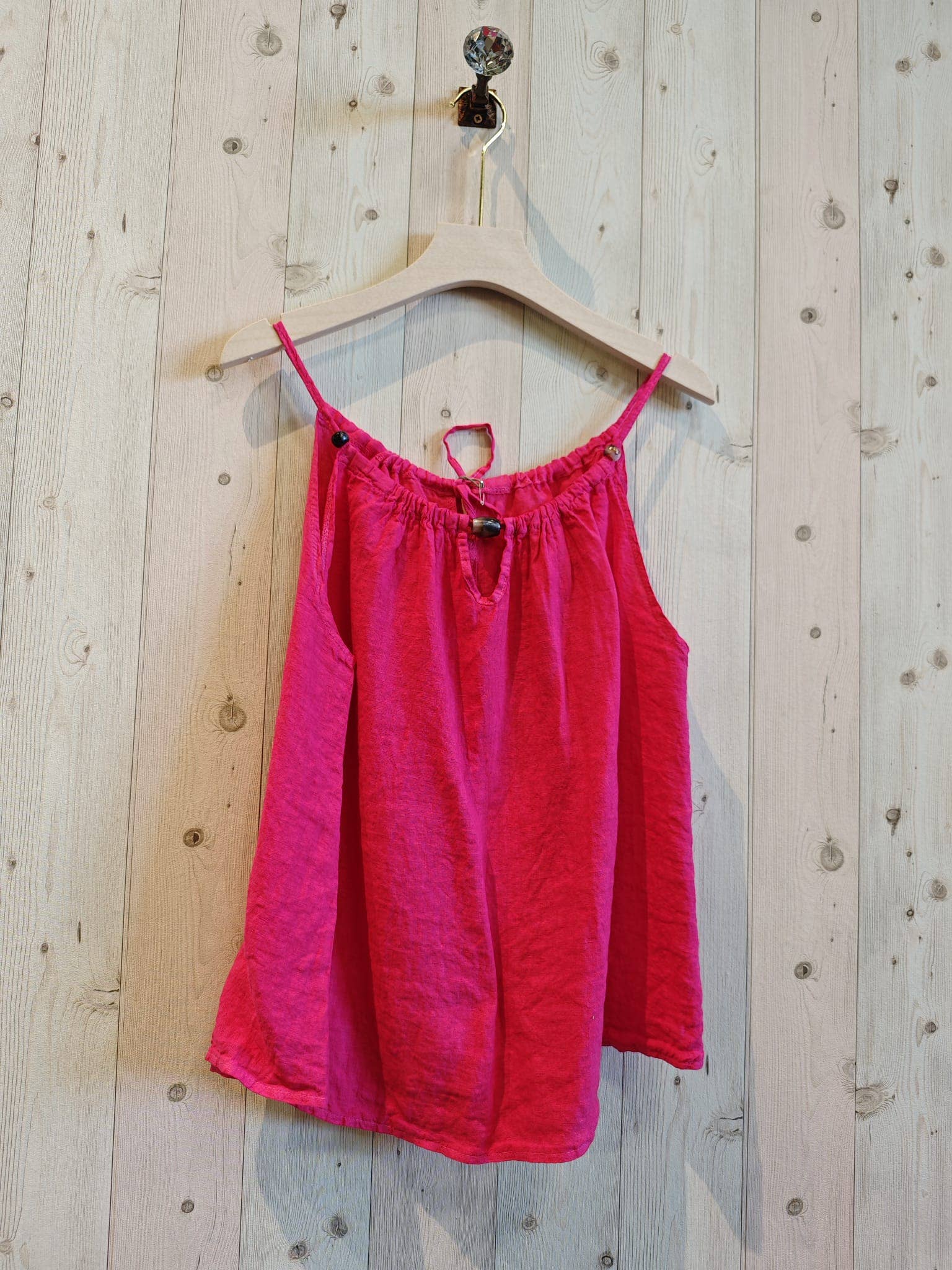 Linen & More - Wholesale Blouse - Women's - REF 18039 100% LINEN TANK TOP4