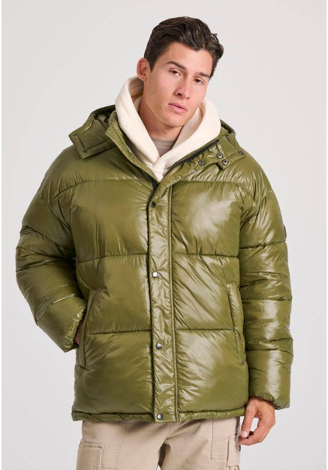 Funky Buddha - Wholesale Puffer Jacket - Men's - FBM010-036-01 Men's Puffer Jacket9