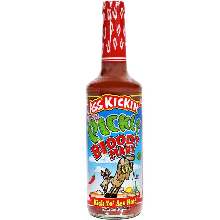 Ass Kickin’ Spicy Pickle Bloody Mary Mix for wholesale by Southwest Specialty Food