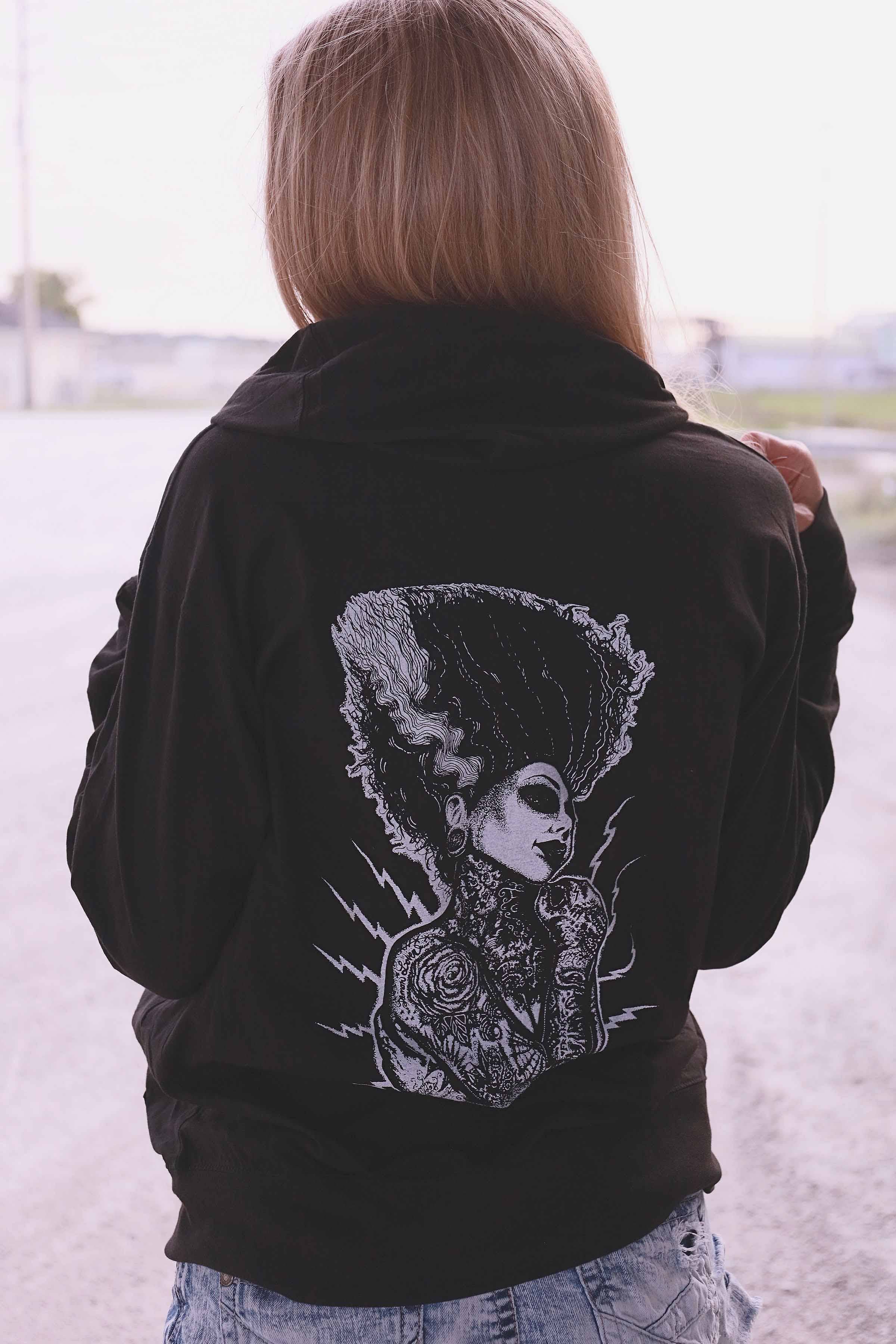 Black Demon Love - Women's Zip Graphic Hoodie for wholesale on Faire2