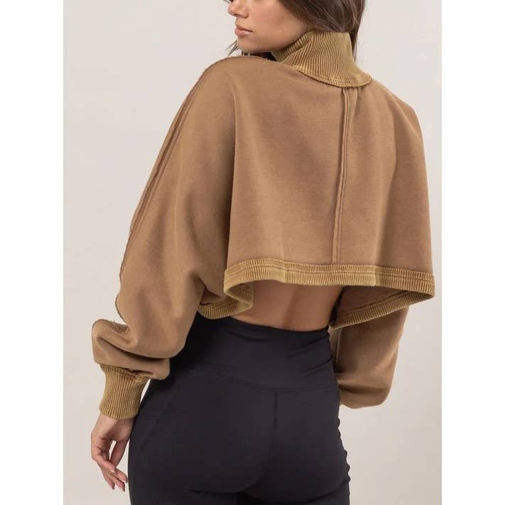 Cropped Turtleneck Sweater for wholesale by Apolline