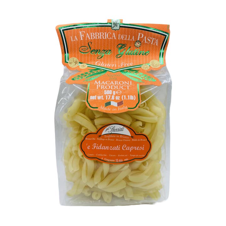Gluten Free Fidanzati Capresi by La Fabbrica della Pasta for wholesale by Zia Pia