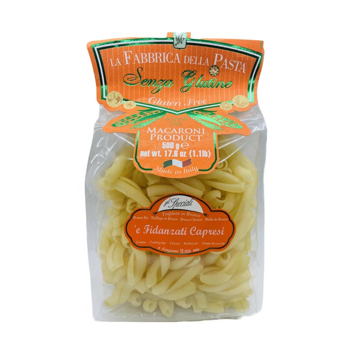 Gluten Free Fidanzati Capresi by La Fabbrica della Pasta for wholesale by Zia Pia