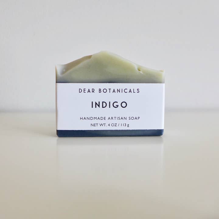 Indigo zeep voor wholesale door Dear Botanicals