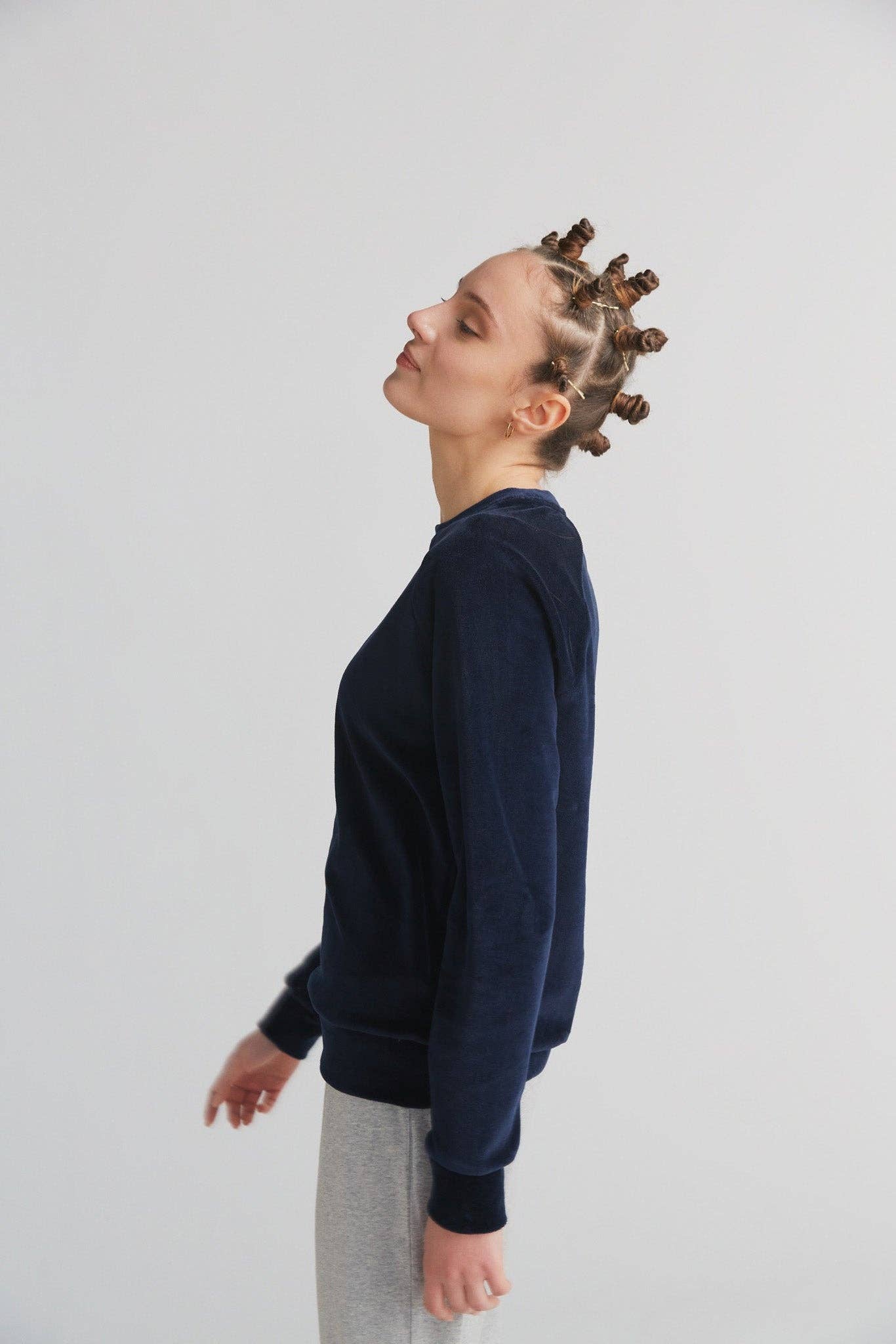 Leela Cotton - Wholesale Sweatshirt - Women's - 1277 Damen Nickysweatshirt1