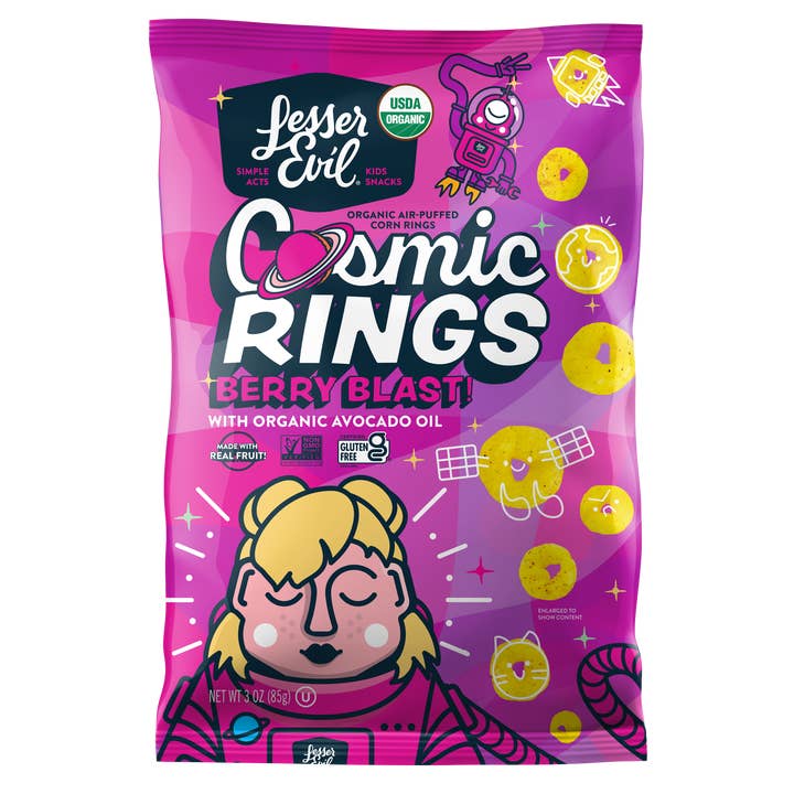 Cosmic Rings, Berry Blast, 3 oz for wholesale by LesserEvil