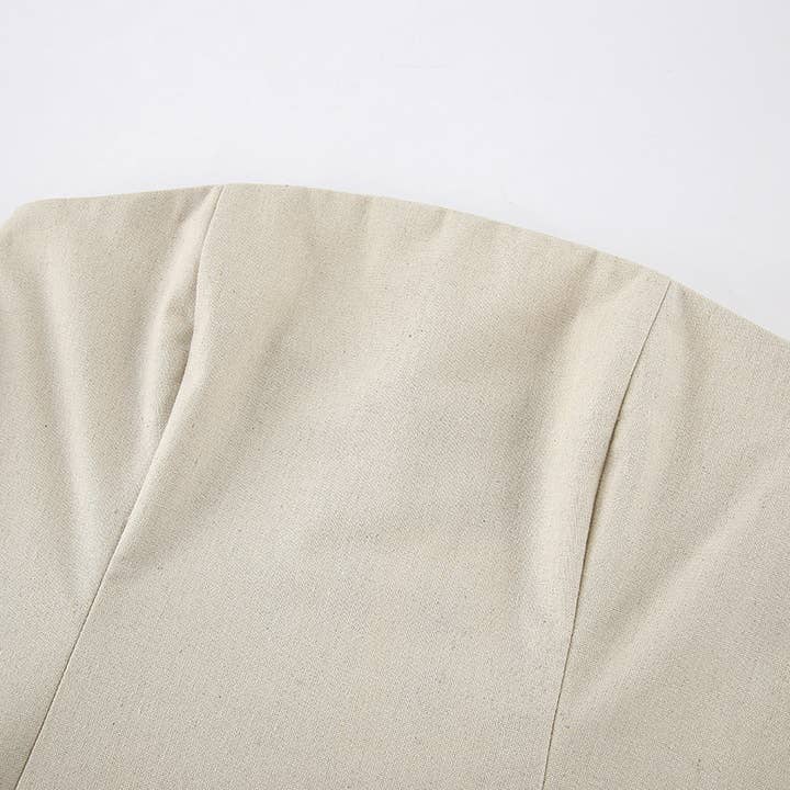 Marayn - Wholesale Dress - Women's - French Riviera Chic Linen Sundress22