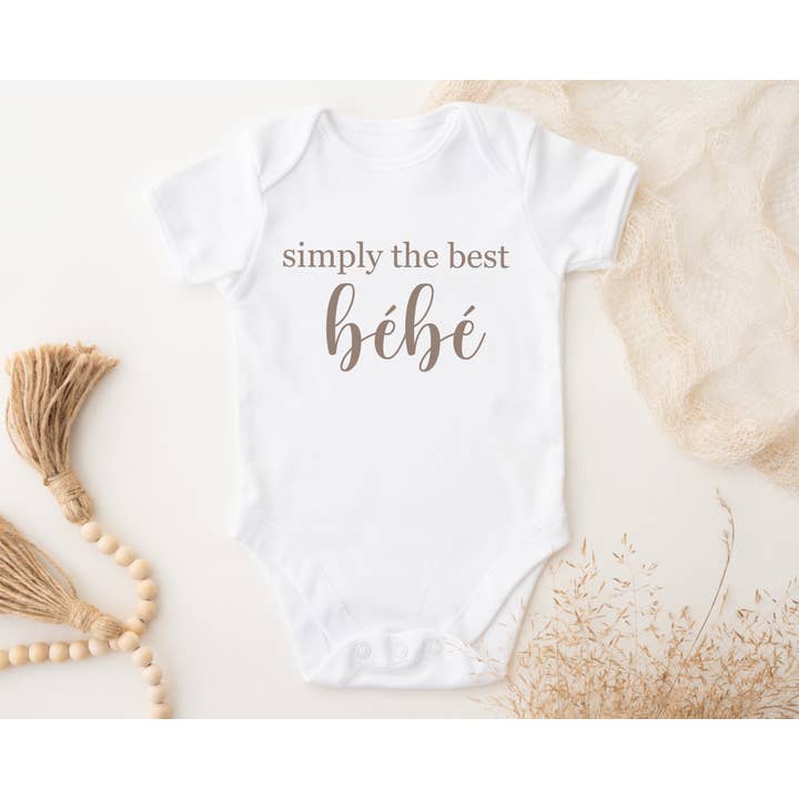 Simply The Best Bebe Onesie®, Schitts Creek Inspired for wholesale by Hey Lets B Creative