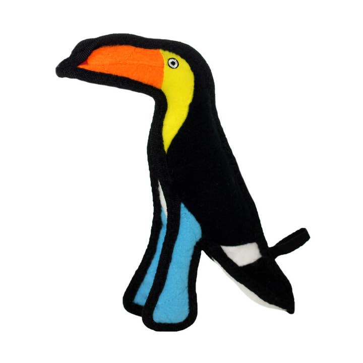 Brinquedo Tuffy Jr Zoo Toucan, Durável, Squeaky por atacado de Tuffy Dog Toys - VIP Products