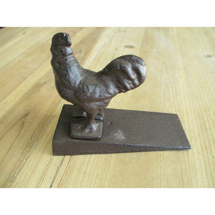 Midwest Craft House - Wholesale Door Stop - CAST IRON ROOSTER DOOR STOP