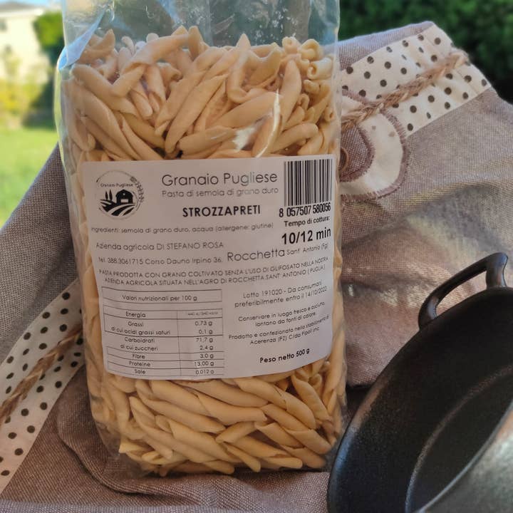 Pasta Granaio Pugliese - Wholesale Pasta - Strozzapreti of Apulian durum wheat semolina (Rocchetta SA)