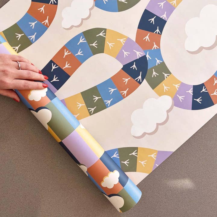 Katiebird Prints - Wholesale Wrapping Paper Roll - Wanderlust Retro Eco-Friendly Colorful Gift Wrap7