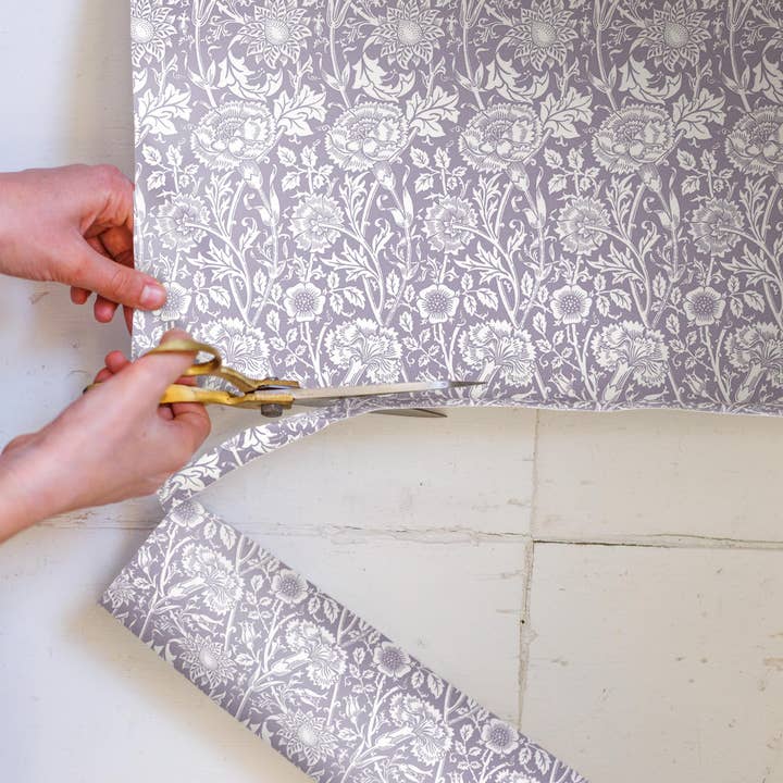 The Master Herbalist - Wholesale Ladevoering - LILA geur GEUR Lade Liners in PAARS William Morris Ontwerp5