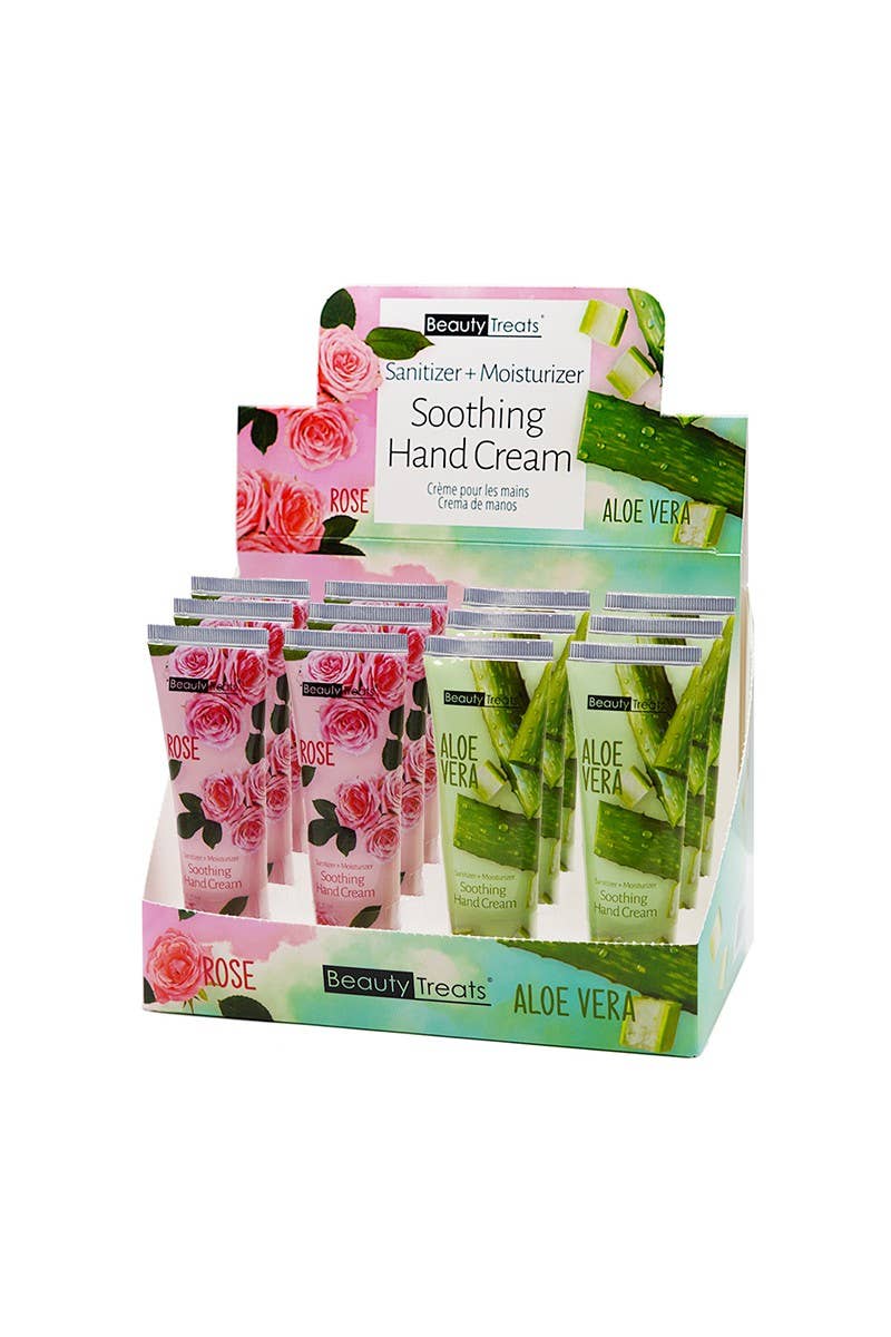 PINEAPPLE Beauty – wholesale Hand cream/lotion – Beauty Treats 118 Soothing & Sanitizing Hand Cream - 12pc1