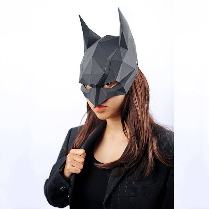 PAPERCRAFT WORLD - Wholesale Doe-het-zelf-knutselset - 3D PaperCraft Batman Origami-masker3