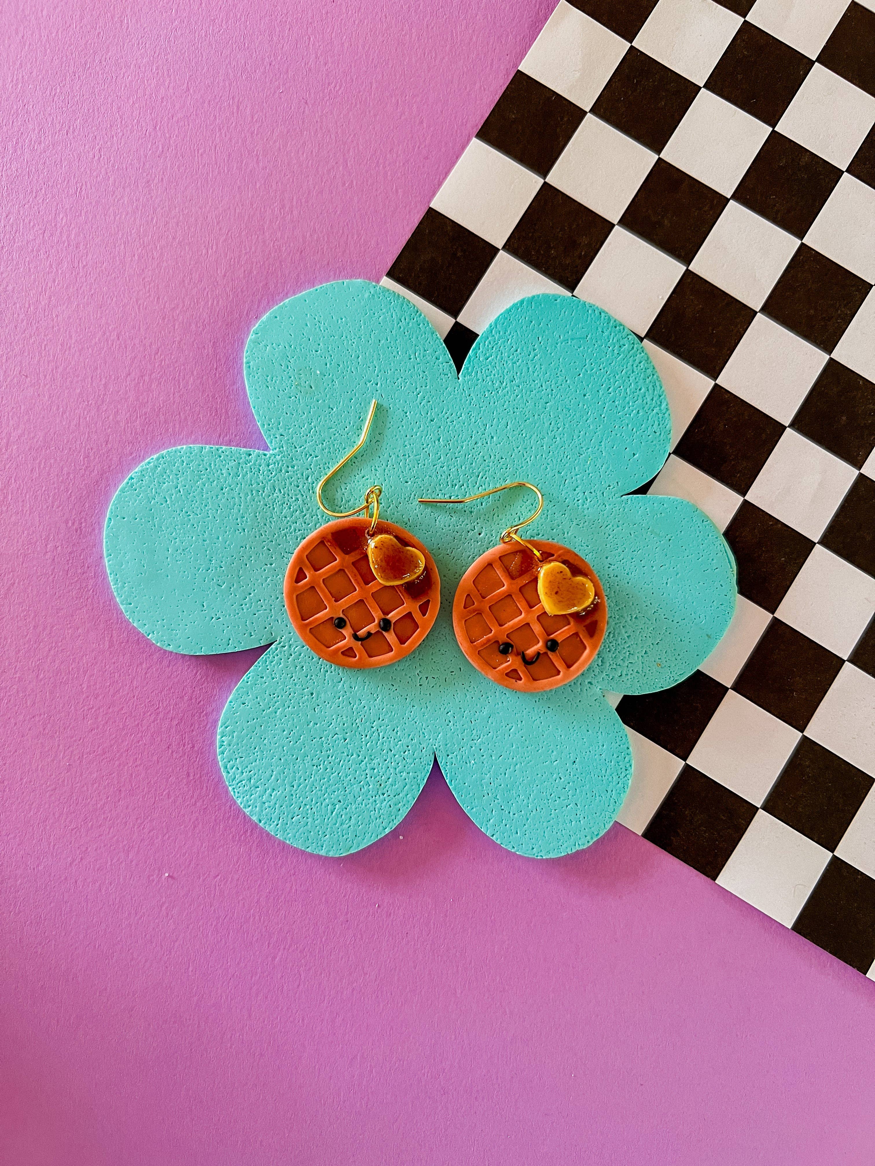 Larry’s Waffle Shop – Großhandel Ohrhänger – Wendy Earrings - Waffelohrringe1