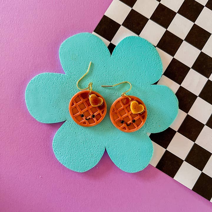 Larry’s Waffle Shop – Großhandel Ohrhänger – Wendy Earrings - Waffelohrringe1