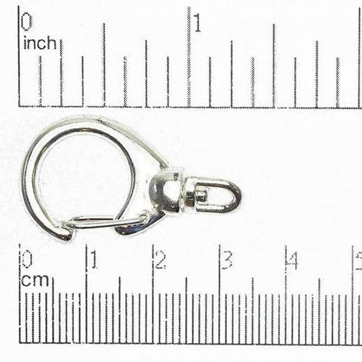 Continental Beads - Wholesale Clasp - 33mm x 19mm Swivel Lobster Claw Sold By The Piece - CL/SW1006