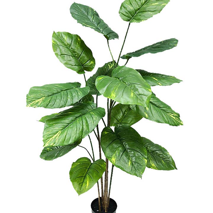 ES Essentials - Wholesale Artificial Plant - Artificial Pothos Plant 54" H (Real Touch Leaf) Green
