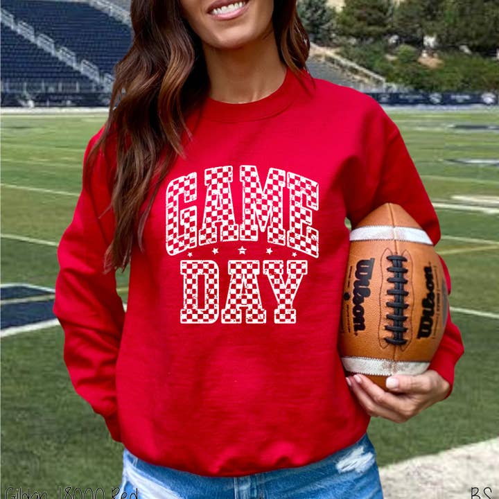 Checkered Arched Stacked Gameday #BS7127 for wholesale by Bama Screens