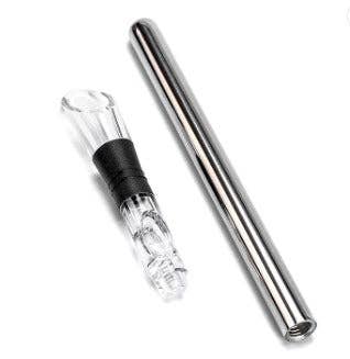 VIGOR – Conjunto de ferramentas de vinho por atacado – VIGOR Refrescador de Garrafa em Aço Inoxidável com Aerador e Função Antigotejamento1