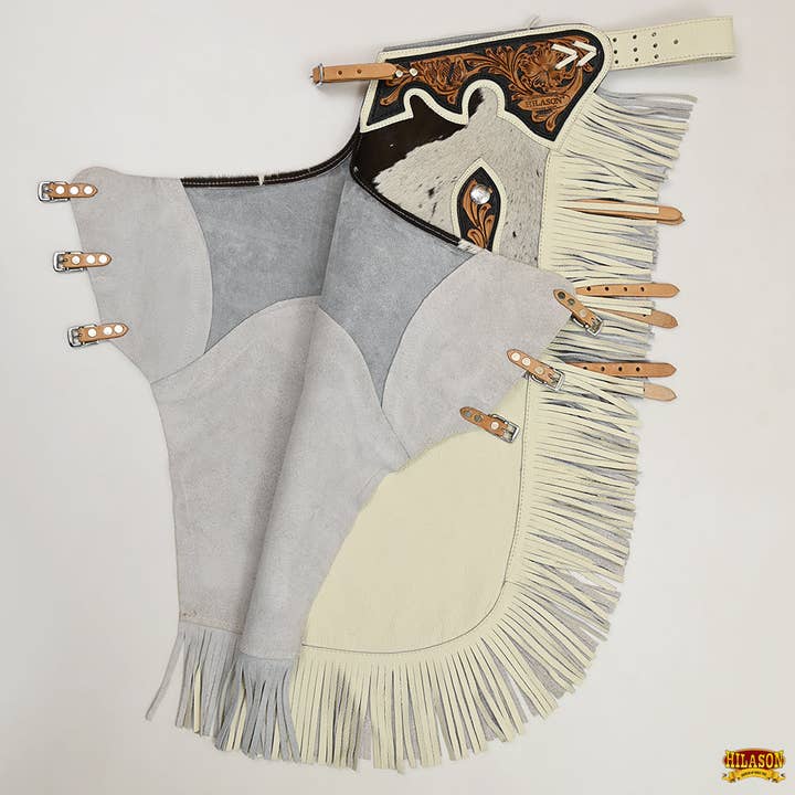 HILASON - Wholesale Horseback Riding Gear - Bull Riding Chinks Chaps Adult Pro Rodeo Bronc Leather